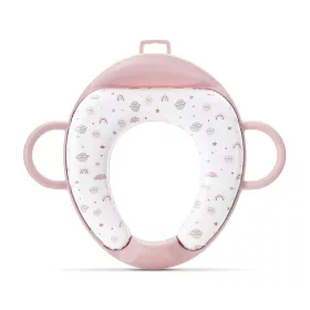   Lorelli párnázott WC szűkítő háttámlával - Planets Pink