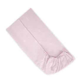 Lorelli gumis lepedő 60x120 + 15cm - Little Bear Pink