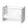 Lorelli Stars ringatható kiságy 60x120 - White / Artwood