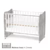 Lorelli Stars ringatható kiságy 60x120 - White / Artwood