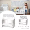 Lorelli Stars ringatható kiságy 60x120 - White / Artwood