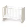 Lorelli Stars ringatható kiságy 60x120 - White / Light oak