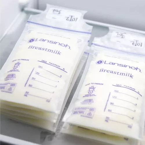 Lansinoh hordható mellszívó – 4 fázisú, egyes + AJÁNDÉK Lansinoh anyatejgyűjtő zacskóval 25 darabos