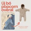Kenguru Gold Bő popcorn overál - mogyoró 0-3 hó