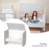 Lorelli Stars ringatható kiságy 60x120 - White / Amber