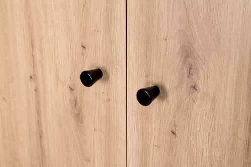 Little Sky Pauline 2 ajtós 2 fiókos szekrény - szürke & tölgy