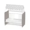 Lorelli Stars ringatható kiságy 60x120 - White / String