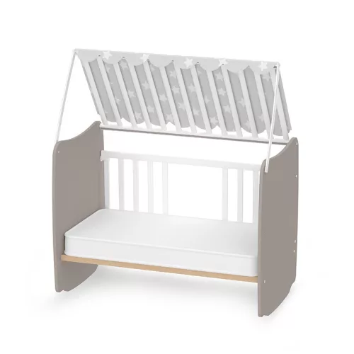 Lorelli Stars ringatható kiságy 60x120 - White / String