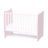 Lorelli Stars ringatható kiságy 60x120 - White / Orchid Pink