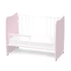 Lorelli Stars ringatható kiságy 60x120 - White / Orchid Pink