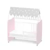 Lorelli Stars ringatható kiságy 60x120 - White / Orchid Pink