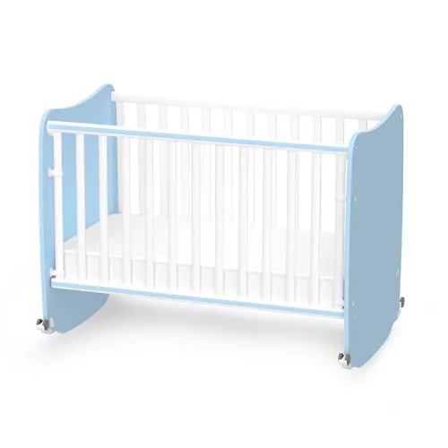 Lorelli Stars ringatható kiságy 60x120 - White / Baby Blue