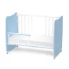 Lorelli Stars ringatható kiságy 60x120 - White / Baby Blue