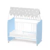 Lorelli Stars ringatható kiságy 60x120 - White / Baby Blue