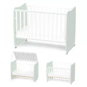  Lorelli Stars ringatható kiságy 60x120 - White / Milky Green