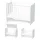 Lorelli Stars ringatható kiságy 60x120 - White / Milky Green
