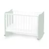 Lorelli Stars ringatható kiságy 60x120 - White / Milky Green