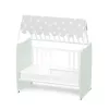 Lorelli Stars ringatható kiságy 60x120 - White / Milky Green