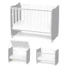 Lorelli Stars ringatható kiságy 60x120 - White / Stone Gray