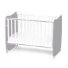 Lorelli Stars ringatható kiságy 60x120 - White / Stone Gray