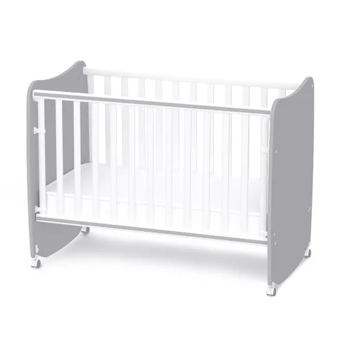 Lorelli Stars ringatható kiságy 60x120 - White / Stone Gray