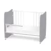 Lorelli Stars ringatható kiságy 60x120 - White / Stone Gray