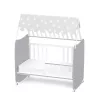 Lorelli Stars ringatható kiságy 60x120 - White / Stone Gray