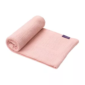   ClevaMama Légáteresztő pamut takaró 80 x 100 cm - Rózsaszín