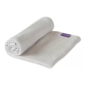   ClevaMama Légáteresztő pamut takaró 80 x 100 cm - Szürke