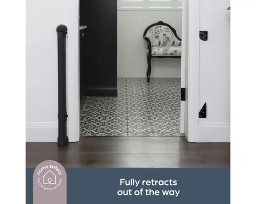 Dreambaby Glide 'n' hide xtra biztonsági ajtórács 140 cm-ig - fekete