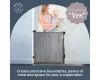 Dreambaby Glide 'n' hide xtra biztonsági ajtórács 140 cm-ig - szürke