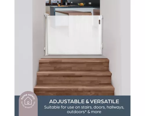 Dreambaby Glide 'n' hide xtra biztonsági ajtórács 140 cm-ig - fehér