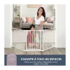 Dreambaby Discovery 3 biztonsági ajtórács 74,5-195 cm - fehér
