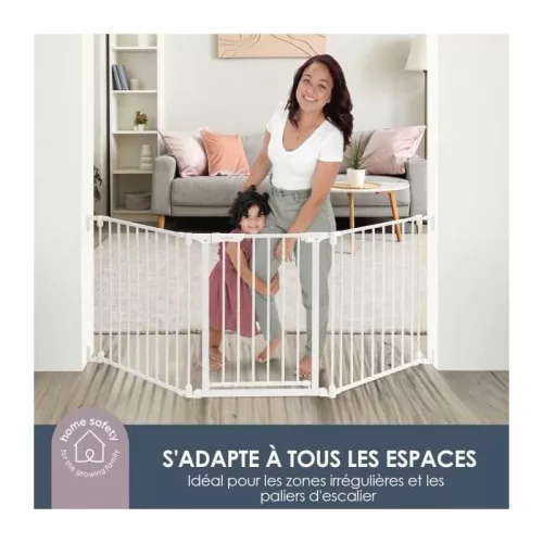 Dreambaby Discovery 3 biztonsági ajtórács 74,5-195 cm - fehér