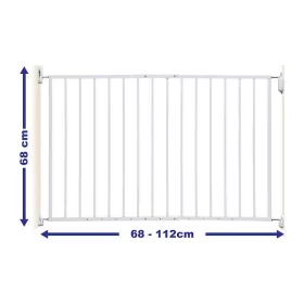   Dreambaby Arizona 2 biztonsági ajtórács 112 cm-ig - fehér