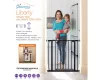 Dreambaby Liberty biztonsági ajtórács 75-81 cm - fekete