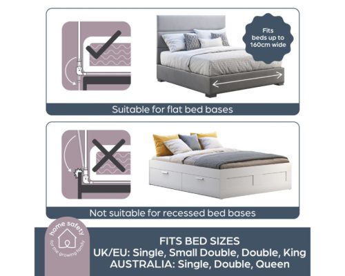 Dreambaby Prague leesésgátló 110x45,5 cm - fehér