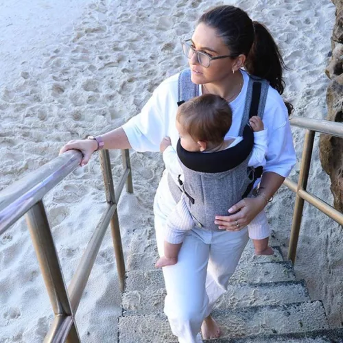 Dreambaby Journey ergonomikus 3az1 ben babahordozó - szürke