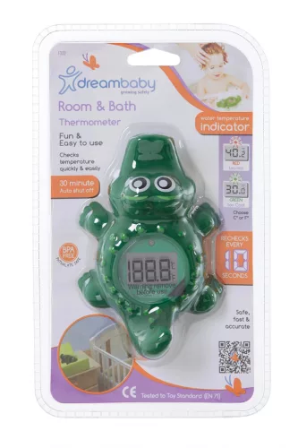 Dreambaby Digitális szoba- és fürdőszoba hőmérő - krokodil