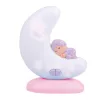 Chipolino Multifunkciós éjjeli lámpa - Moon pink