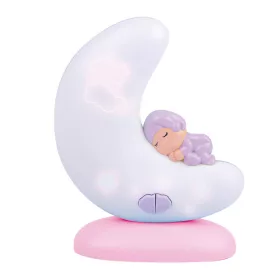 Chipolino Multifunkciós éjjeli lámpa - Moon pink