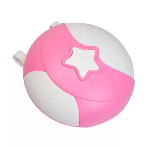 Chipolino Multifunkciós éjjeli lámpa - Star pink