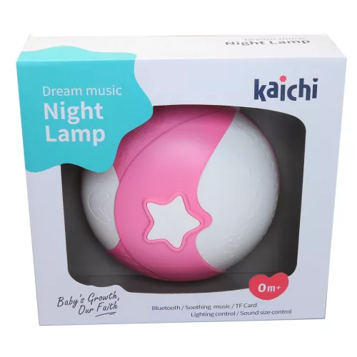 Chipolino Multifunkciós éjjeli lámpa - Star pink