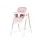 Chipolino Candy Shop multifunkciós etetőszék - Powder pink