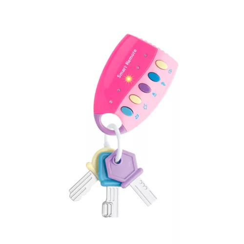 Chipolino Gyerekjáték távirányító és kulcsok - pink