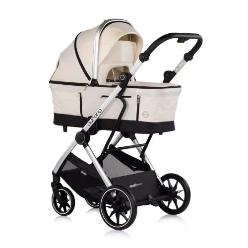Chipolino Aurora 3az1-ben multifunkciós babakocsi - Cashmere