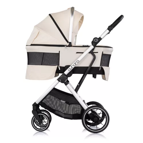 Chipolino Aurora 3az1-ben multifunkciós babakocsi - Cashmere