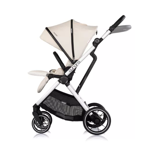 Chipolino Aurora 3az1-ben multifunkciós babakocsi - Cashmere