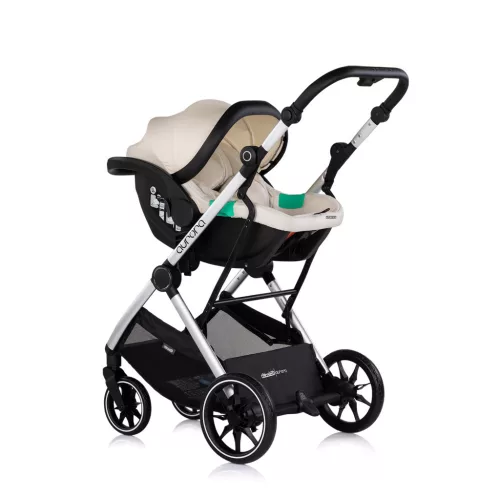 Chipolino Aurora 3az1-ben multifunkciós babakocsi - Cashmere
