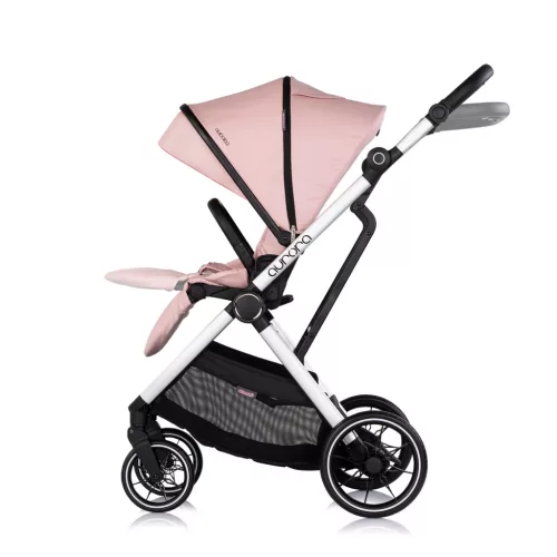 Chipolino Aurora 3az1-ben multifunkciós babakocsi - Powder pink